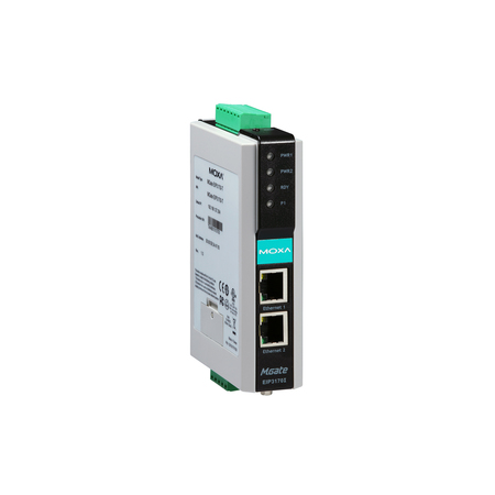 MOXA 1Port Df1 To Ethernet/Ip Gateway, -40 To 75°C Operating Temperature MGate EIP3170-T